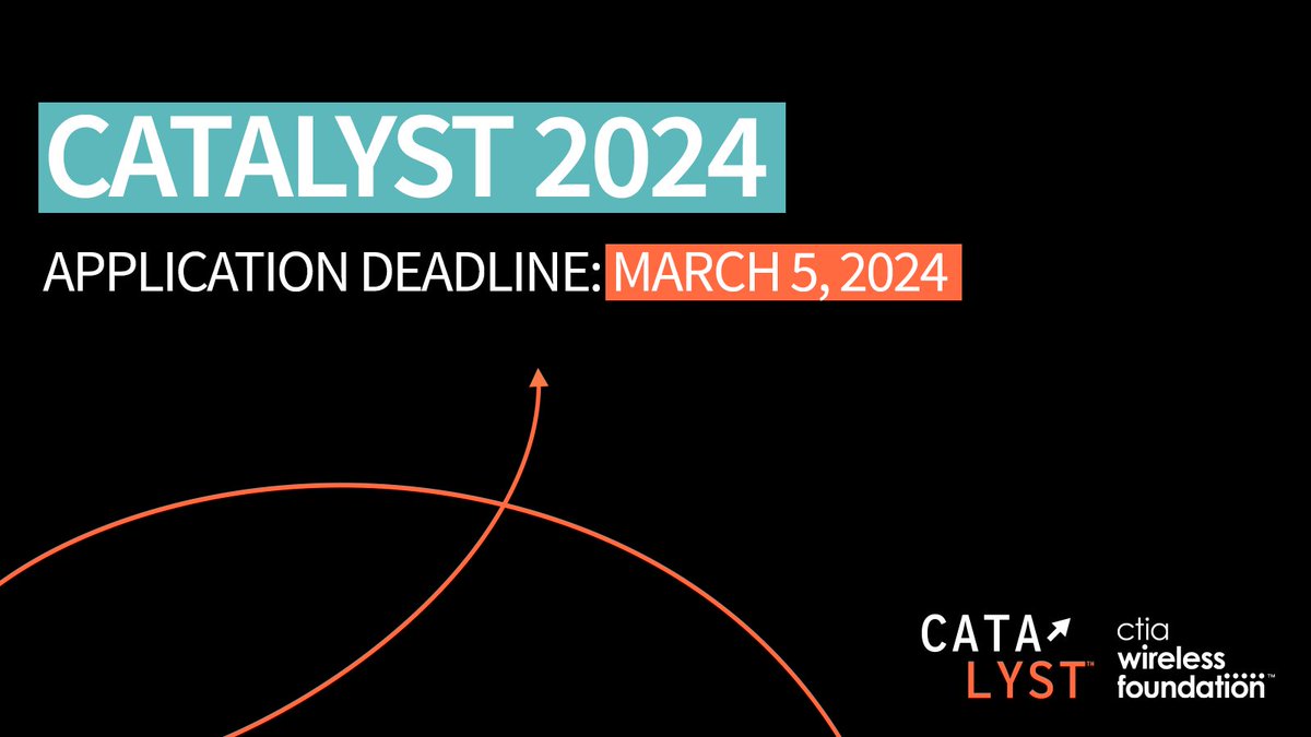 DEADLINE APPROACHING! Are you a social entrepreneur with a mobile-first solution? Don't miss your chance to apply for #Catalyst2024. Applications close TOMORROW, March 5 at 11:59 PM ET. bit.ly/2MXjBAy