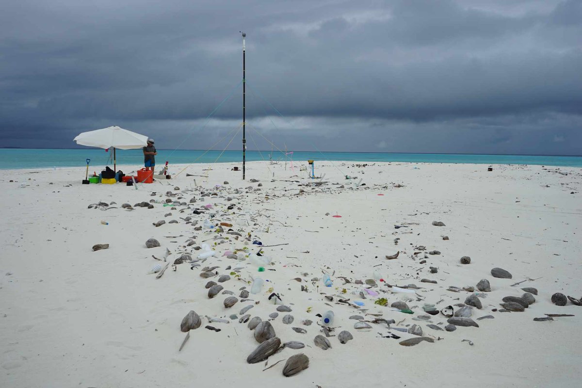 Wrapping up 2 weeks of fieldwork investigating reef island dynamics in the Maldives. @GeographyOtago