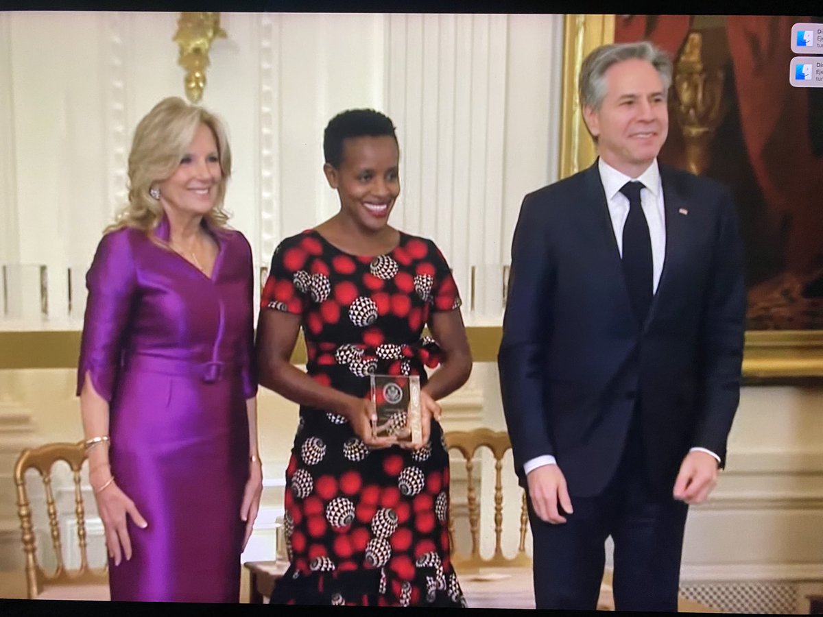 Jeje Odea 🇺🇬 (@joshjeje2) on Twitter photo The International Women of courage award goes to Agather Atuhaire.
Dear team leader, we are super proud of you. Thank you <a href="/AAgather/">Agather Atuhaire</a> for inspiring many. The International Women of courage award goes to Agather Atuhaire.
Dear team leader, we are super proud of you. Thank you <a href="/AAgather/">Agather Atuhaire</a> for inspiring many.