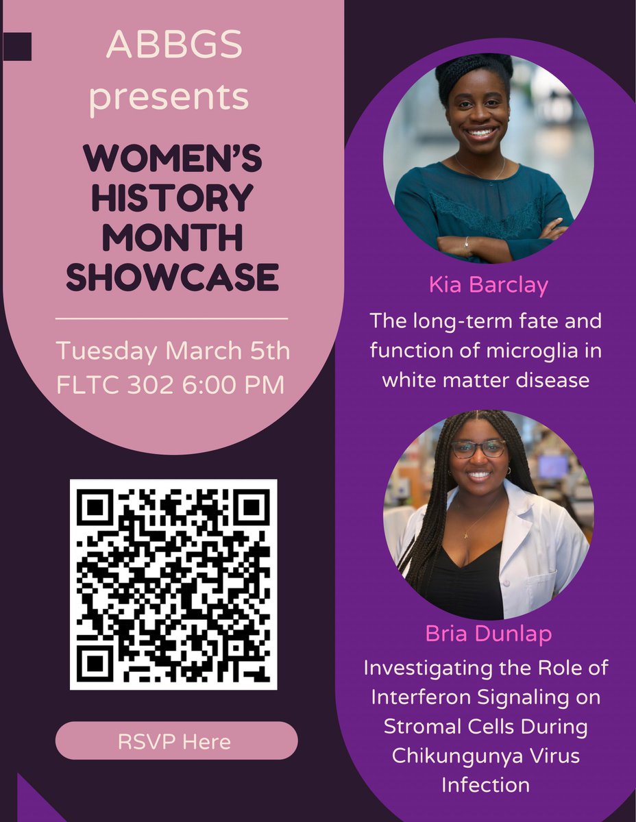 March is Women’s History Month! Come out on Tuesday to hear the great work that two of our members are doing! Dinner will be provided. RSVP using the QR code or docs.google.com/forms/d/e/1FAI…