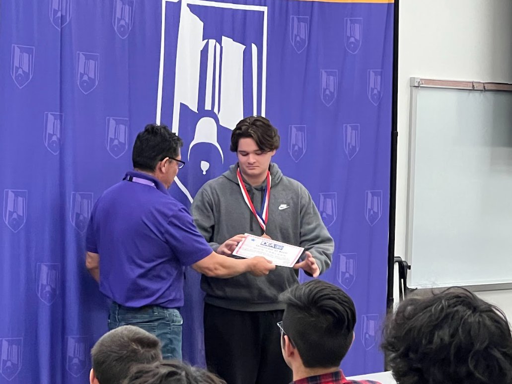 Congratulations to Nick Carlson who placed 3rd in the Introductory CAD competition at the @IllinoisDEA Regional Competition at @JolietJrCollege. We are so proud of all of your hard work and accomplishments. @LockportHS205