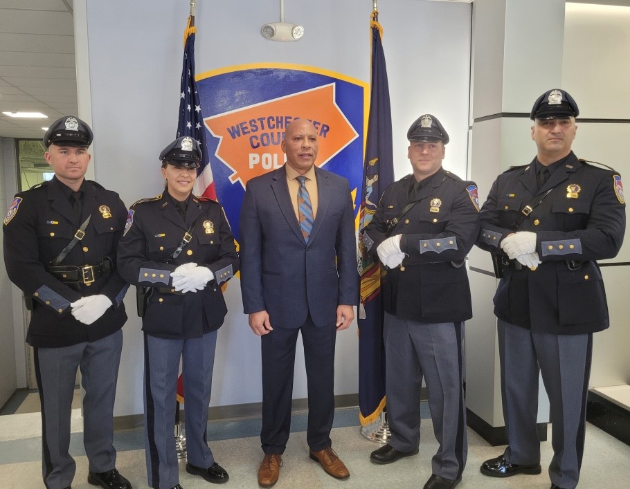In recent days, Commissioner Raynor designated four officers as detectives and promoted another to sergeant. Congrats to Sgt. Carcaterra and Detectives Irwin, Cotto, Dwyer and Bitawi.