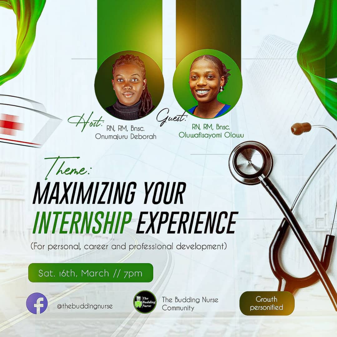 buddingnurses's tweet photo. Join us for an engaging webinar designed to help you make the most out of your internship experience. Whether you're a current intern or preparing for an upcoming opportunity, https://t.co/jcO5SV8QpZ