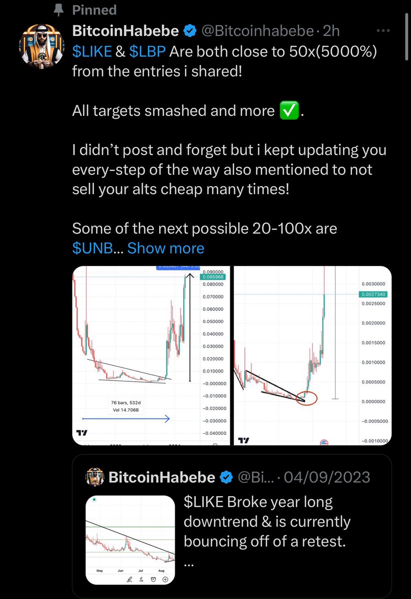 BitcoinHabebe (@bitcoinhabebe) on Twitter photo 500$ #GIVEAWAY TO 1 PERSON 🔥 :
•LIKE & RT this tweet
•Like & RT PINNED Tweet
•must be following me <a href="/Bitcoinhabebe/">BitcoinHabebe</a>
•The more engagement the better
Since All calls I’ve given you are up massively i decided to give back 🫱🏻🫲🏼
24 hours ⏰! 500$ #GIVEAWAY TO 1 PERSON 🔥 :
•LIKE & RT this tweet
•Like & RT PINNED Tweet
•must be following me <a href="/Bitcoinhabebe/">BitcoinHabebe</a>
•The more engagement the better
Since All calls I’ve given you are up massively i decided to give back 🫱🏻🫲🏼
24 hours ⏰!