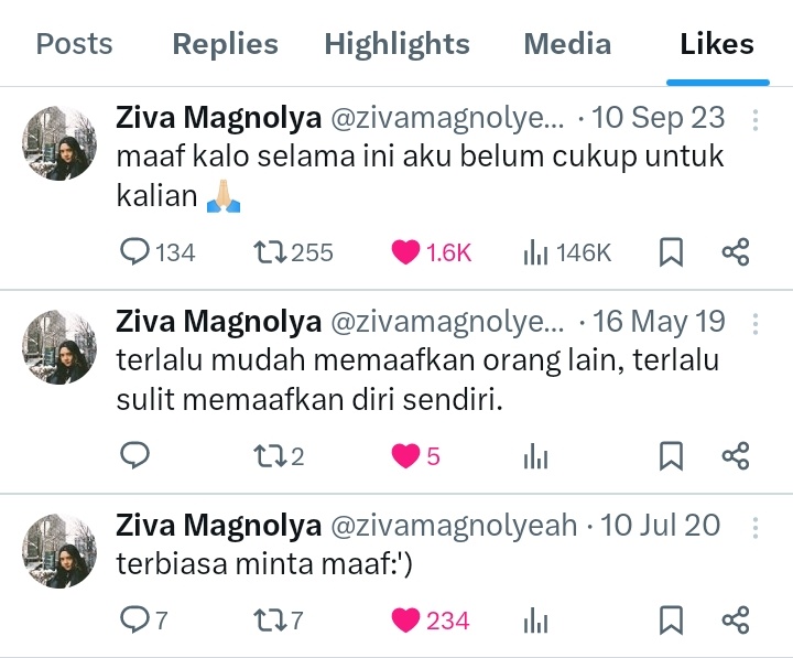 Relish_33's tweet image. Mudah memaafkan bukan berarti selamanya akan memaafkan @zivamagnolyeah 🙆🏻‍♀️