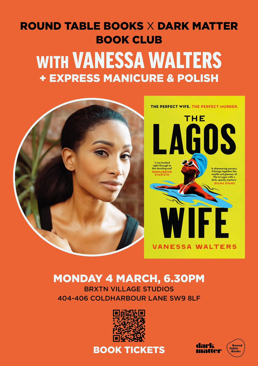 Happy Book Club day! Still time to join us! Link for tickets below or you can grab one on the door! See you there 🙋🏾‍♀️

🎟️ TICKETS: bit.ly/48uGmCs

📍Mon 4 March, 6.45pm @BrixtonVillage Studios

#TheLagosWife