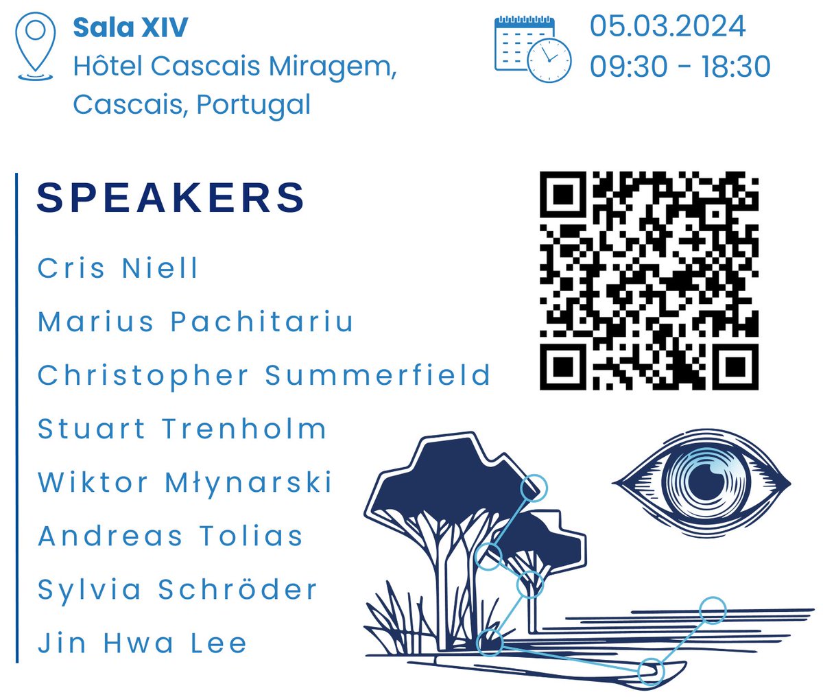 Are you at <a href="/CosyneMeeting/">CosyneMeeting</a> and interested in vision neuroscience? Then join us (w/ <a href="/gabrielmahuas/">Gabriel Mahuas</a>, <a href="/sam_virgili_/">Samuele Virgili</a> ) in Room XIV tomorrow, you can find more information on our website:

sites.google.com/view/cosyne202…