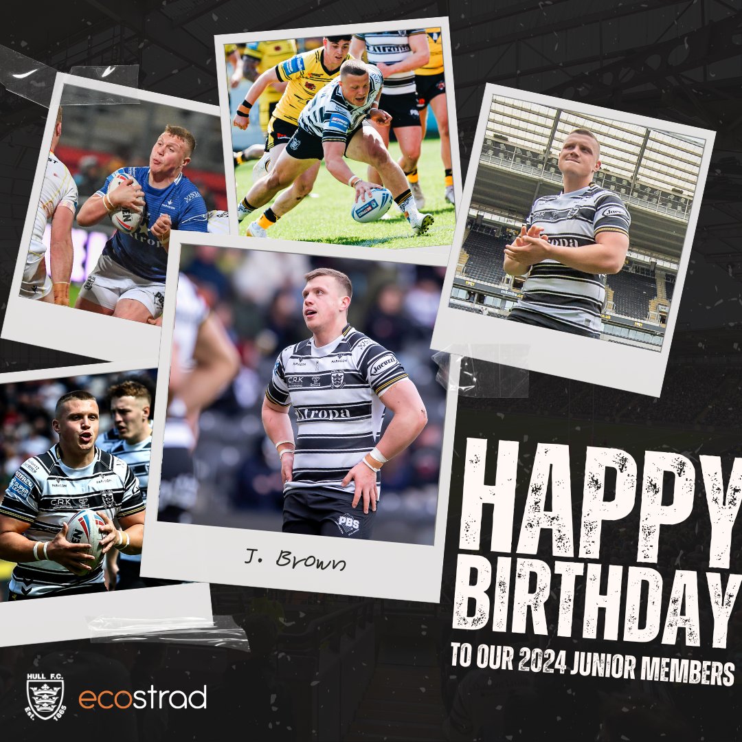 🎂 Wishing a big happy birthday to our junior members celebrating today - have a fantastic day! 🥳

🎈 Charlie Collins
🎁 Matthew Peacock
🎈 Michael Hilton
🎁 Grace Johnson
🎈 Jacob Youngs
🎁 Hallie Gibson

⚫️⚪️ #COYH