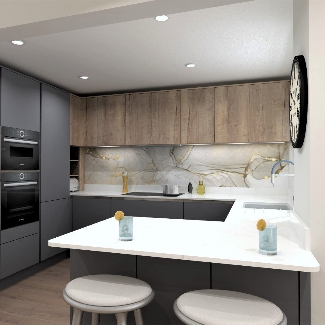 Masterclasskitc's tweet image. CAD to Reality 😍
📸 Sutton Heather Slate with Ligna Farmhouse Oak
✏ @owenwilliamskitchens