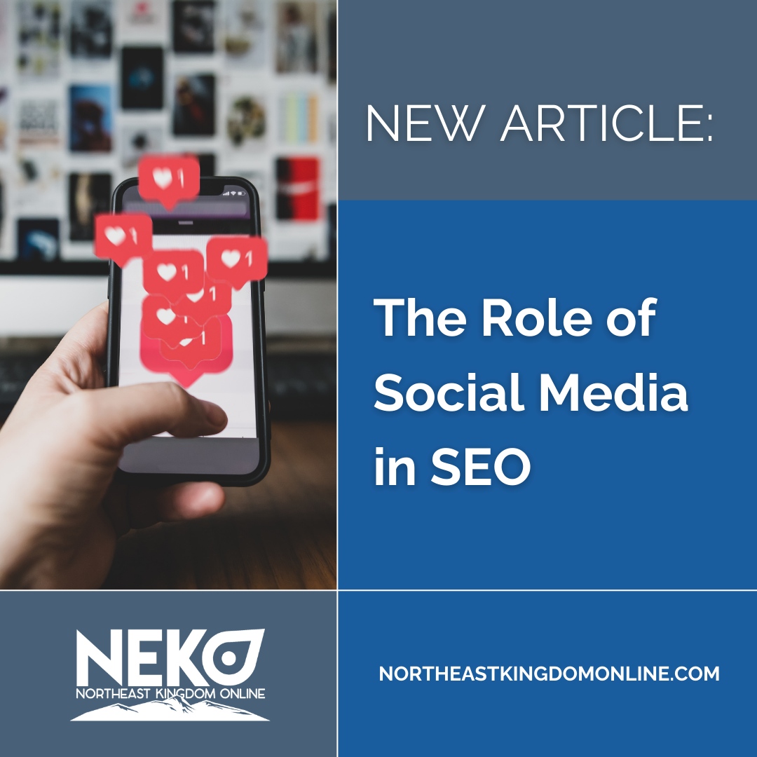 Crack the code to SEO success! Discover the symbiotic relationship between Social Media and SEO in our latest blog and elevate your digital strategy game!
northeastkingdomonline.com/the-role-of-so… 
-
-
-
#NEKOVT #NewBlog #SocialSEO #DigitalStrategy #SEOInsights #SocialMediaImpact #DigitalMarket...