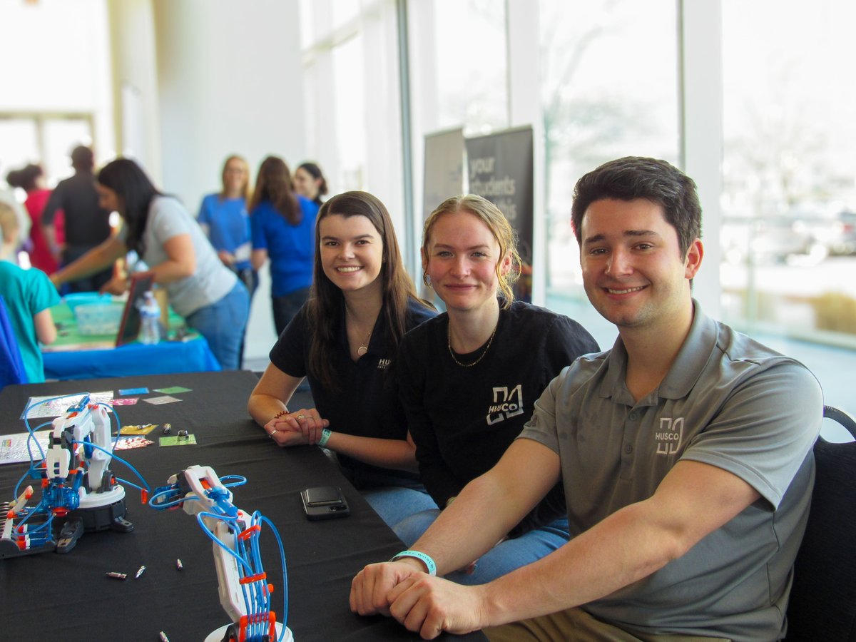Yesterday, a group of #Husco engineers spent their day at Girls &amp; STEM, a special event hosted by <a href="/discoveryworld/">Discovery World</a> in Milwaukee, Wisconsin. 

We're proud to support the next generation of innovators through fun, hands-on experiences like this.