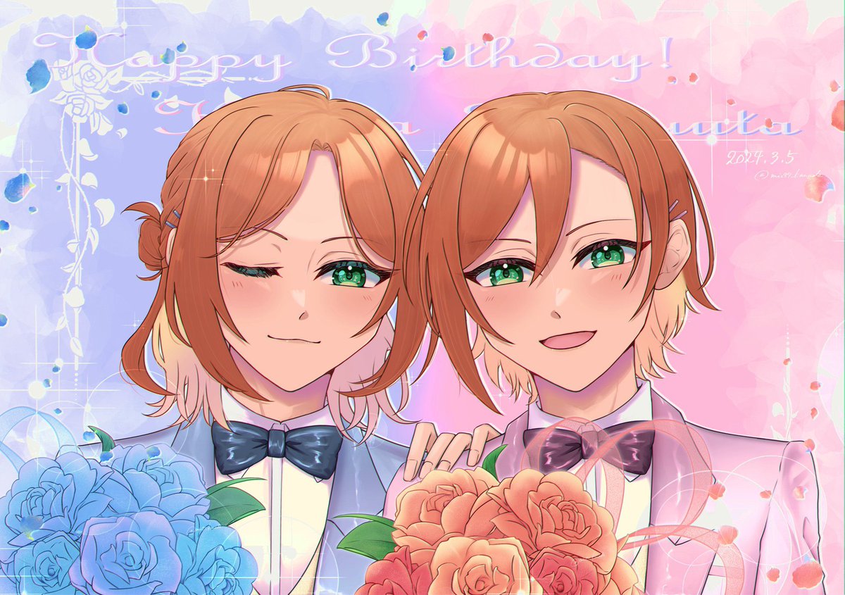miz97_kanade's tweet photo. 🩷🩵🎉🎂Happy Birthday 🎂🎉🩵🩷
これからも2人が輝いている姿をいっぱいいっぱい見たいな☺️✨
ずーっと応援しているよ…❣️

 #葵ひなた誕生祭2024 
 #葵ゆうた誕生祭2024 https://t.co/hRMtMvqHBW