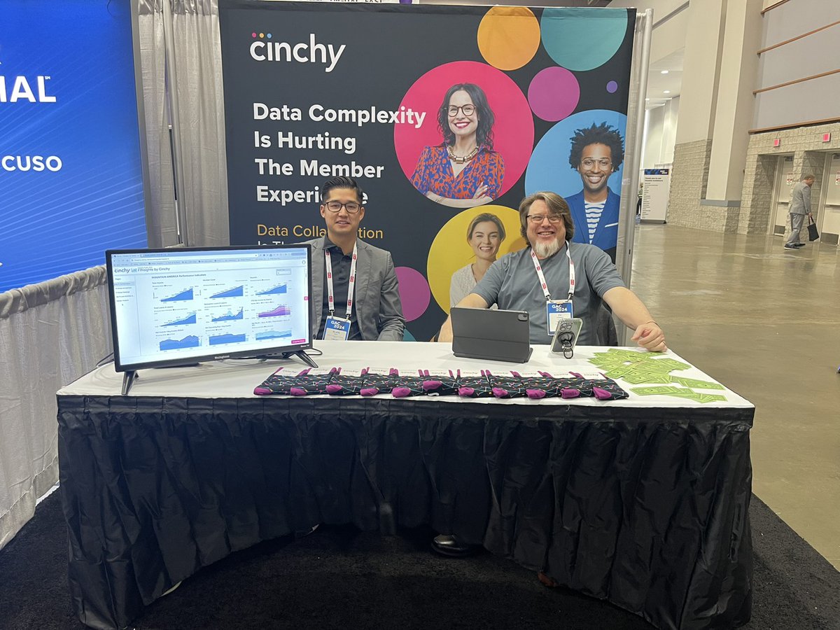 Day 2 at #GAC2024 find us at booth 1049 during exhibit hours, and grab your pair of socks! With Cinchy, multiple teams collaborate to develop a shared understanding of member needs when it matters most. Find out more: hubs.li/Q02m_sh60