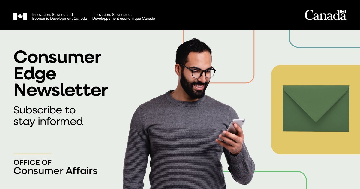 ISED_CA's tweet photo. Don’t miss #OCA’s #ConsumerEdge March e-newsletter! Learn about the Contributions Program, #WorldConsumerRightsDay, and get #FraudPreventionTips! 🔍💼
Subscribe now: https://t.co/XGNDq1wUJa
@CompBureau; @Consumers_Int https://t.co/ISmRfbA041
