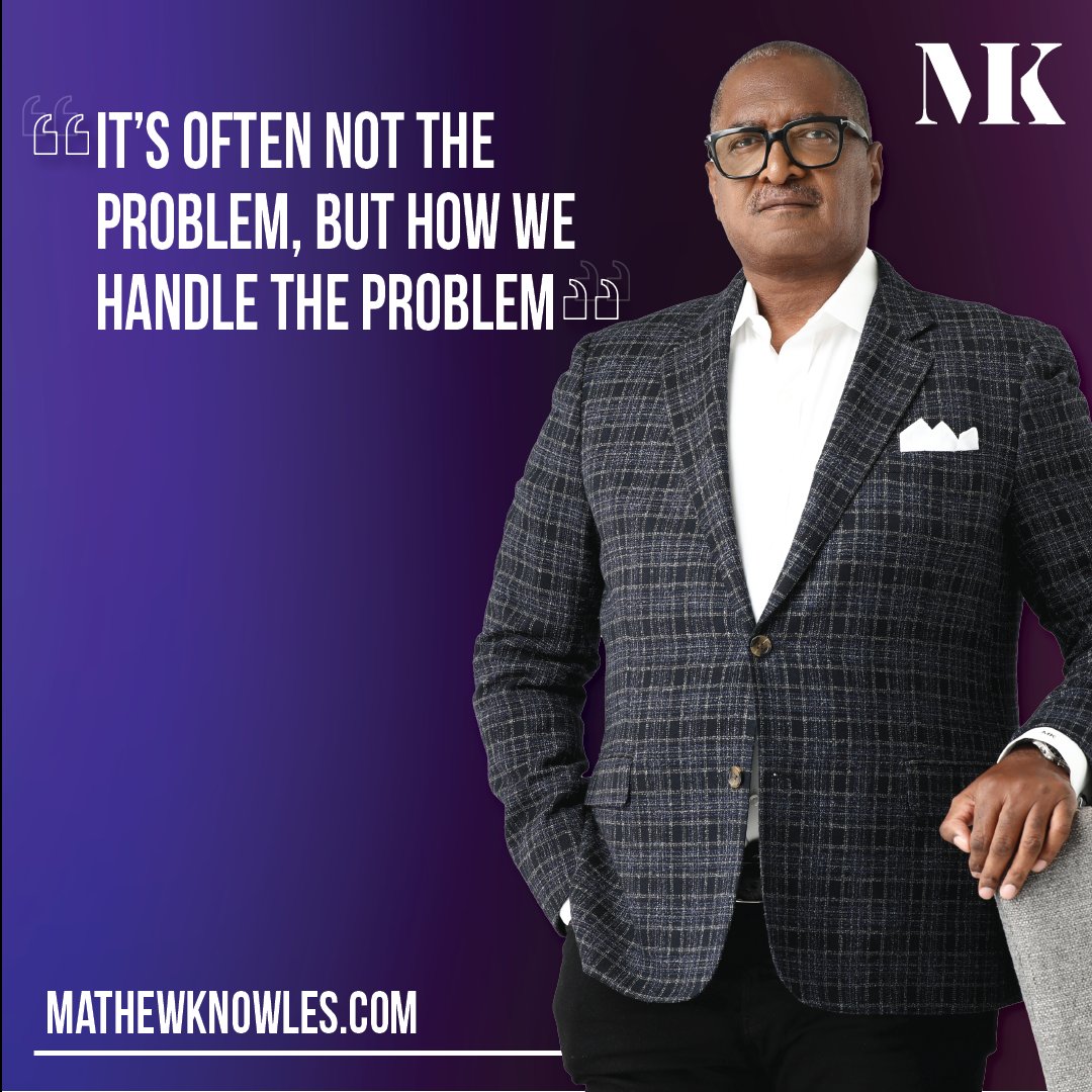 Facing challenges? Remember, they're growth opportunities, not reasons to quit. Embrace obstacles with positivity and determination. It's our approach, not the problem's size, that matters. Start the week with optimism and a drive to succeed. #MathewKnowles