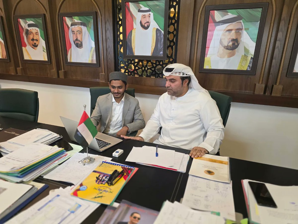 Today I met my dear friend and elder brother @Dr_BuAbdullah at his Dubai office. I am extremely touched with his humility and humbleness, a rare trait to find in today's world. He has promised to be the chief guest for the inauguration of our school @UmeedAcademy