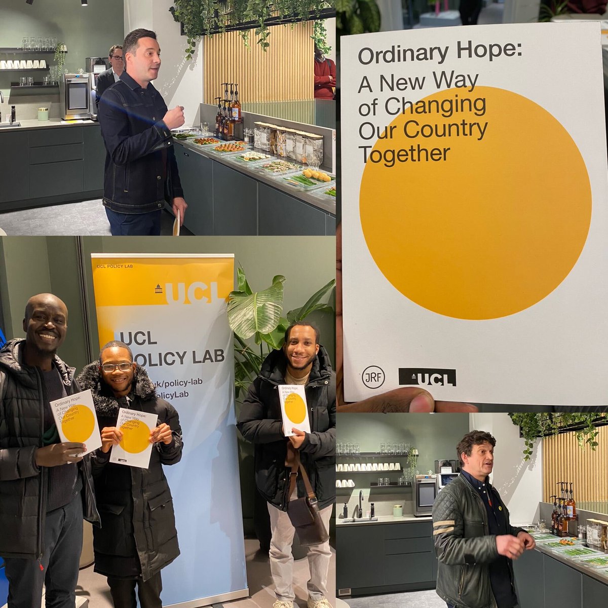 Last week we attended UCL Policy Lab's event 'Ordinary Hope'. We listened to some inspiring speakers and campaigners. One quote that really resonated with us was: 'Ordinary hope begins with relationship building.' 🤝​🌎​ #CommunityEngagement #RelationshipBuilding #SocialChange