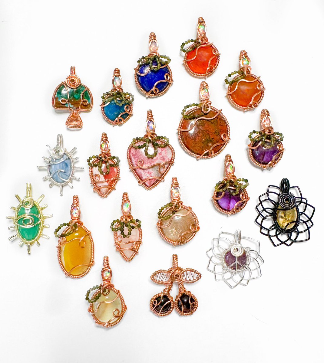 the crystals         🍓🍇🍒       the pendants

“fruit salad” collection coming to my shop Friday March 8th at 8pm eastern time<3