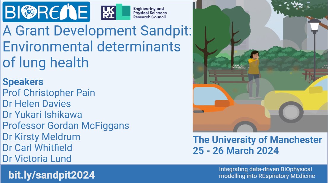 Do you have expertise in #Bioengineering, #EnvironmentalEngineering, #Toxicology, #Modelling, #PublicHealth #Mathematics? Join our sandpit hosted by @DrCAWhitfield @ManUniMaths for fantastic talks, discussions and idea development bit.ly/sandpit2024