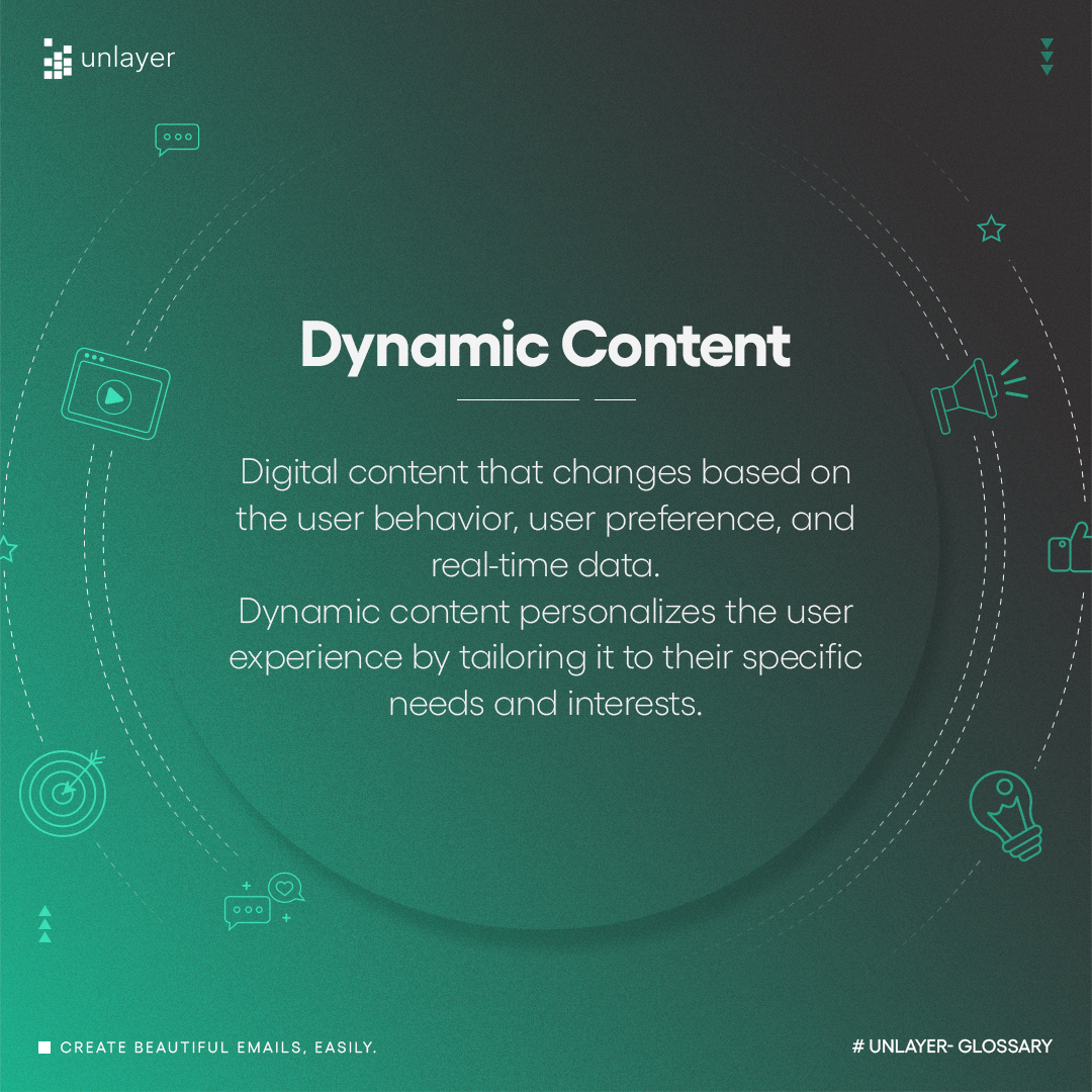 unlayerapp's tweet image. Ever feel like websites know you too well? 👀
That's #dynamiccontent! ✨
It adjusts what you see based on your past visits, making your experience unique. Think Amazon recommendations or personalized news feeds. Cool, right? 😎