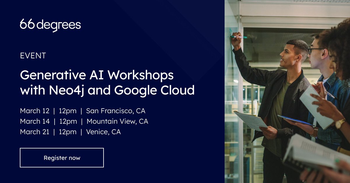 Want to learn how to build intelligent, context-driven applications with ⚡️-fast queries and real-time insights on Google Cloud? ☁️

Join us at this hands-on lab ⬇️

San Francisco: buff.ly/49US6zb
Mountain View: buff.ly/3wxxqPq
Venice: buff.ly/3TvD3a9