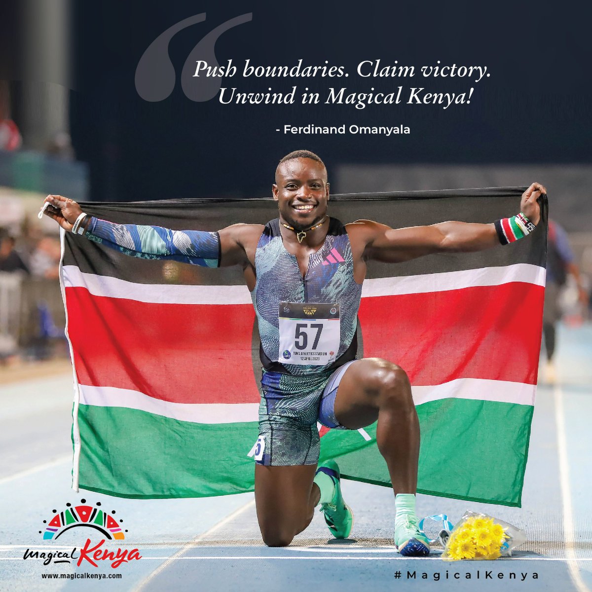 magicalkenya's tweet photo. Get ready to sprint into the vibrant world of Kenya with @Ferdiomanyala at the ITB Berlin Expo 2024! From stunning landscapes to world-class athletics, discover it all at the Kenyan stand from March 5th-7th. Find us at Hall 21.A Stand 214.#Magical Kenya #ITBBerlin https://t.co/bTpOk6O6wE