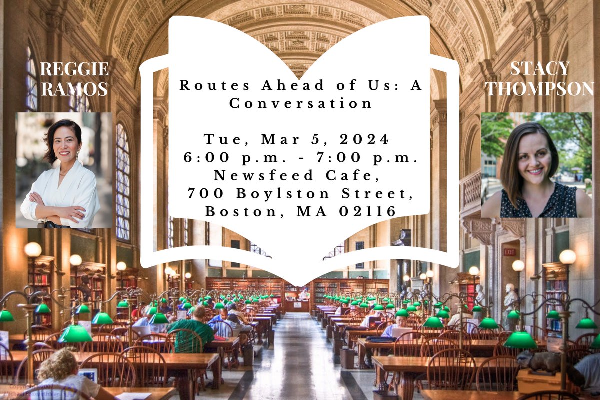 We are thrilled to announce that Reggie Ramos and Stacy Thompson from LivableStreets will be at the Boston Public Library for a highly anticipated sold-out event. Don't miss out on this exciting opportunity! leventhalmap.org/event/routes-a…