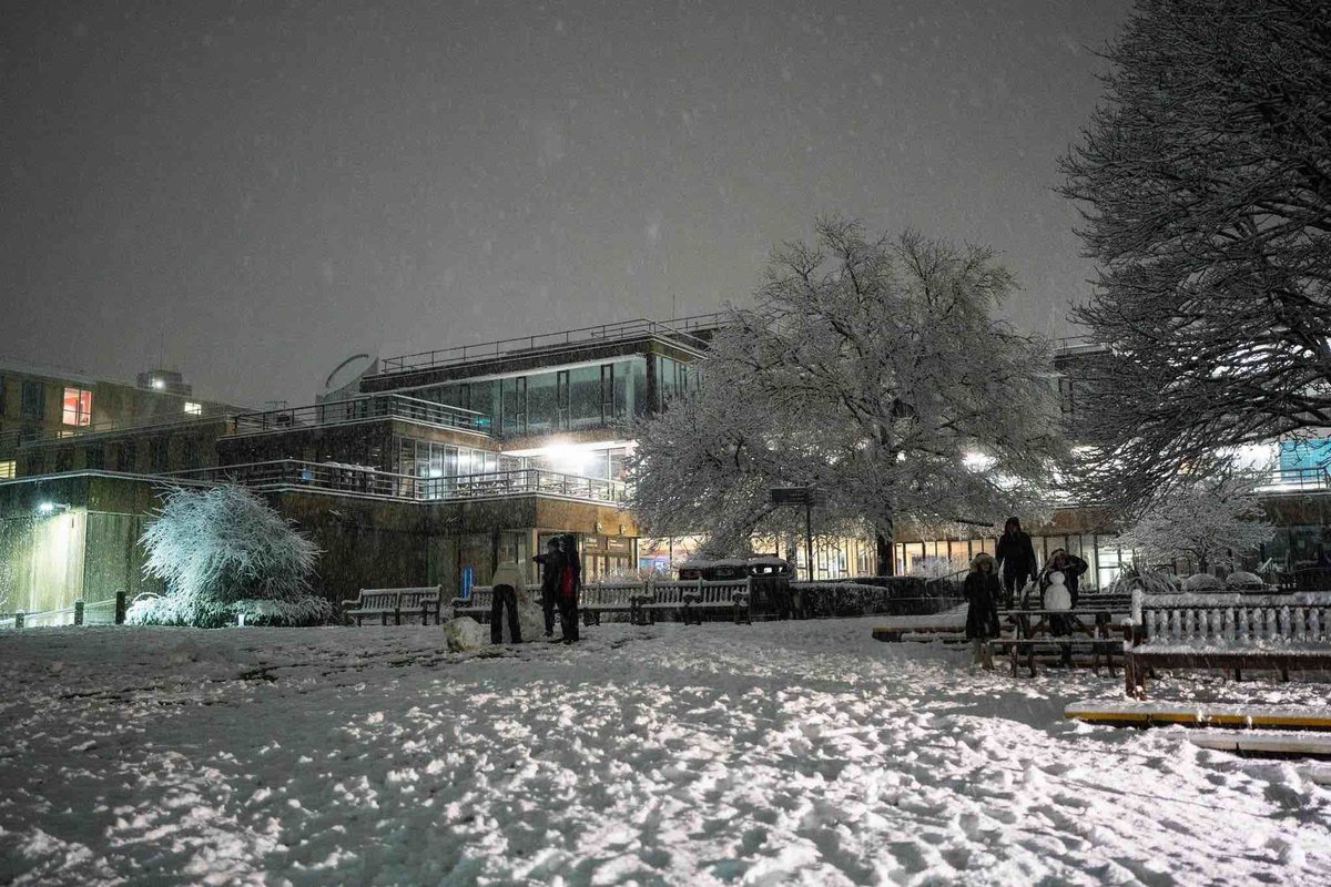 There were magical scenes on campus this weekend as we got our first snow of 2024. Thanks for Jenson Ying Ying for the photographs.