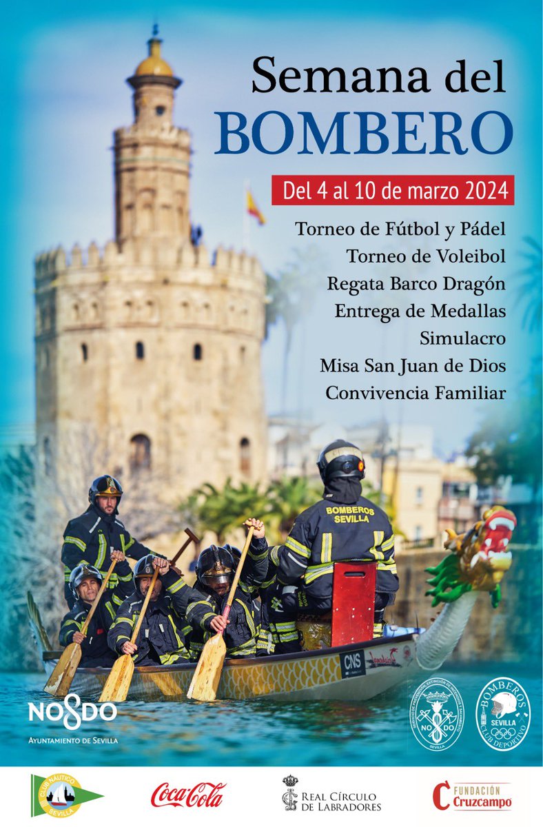 Siéntete parte de esta gran familia

Feliz Patrón 2024 
Feliz día de San Juan de Dios 
Feliz Semana del Bombero

Publicaremos más info
<a href="/Ayto_Sevilla/">Ayuntamiento de Sevilla</a> <a href="/EmergenciasSev/">Emergencias Sevilla</a> <a href="/IMDSevilla/">IMD Sevilla</a> <a href="/CocaCola_es/">Coca-Cola España</a> <a href="/FCruzcampo/">Fundación Cruzcampo</a> <a href="/CNauticoSevilla/">Club Náutico Sevilla</a> <a href="/RCLabradores/">Real Círculo de Labradores de Sevilla</a> <a href="/fmapfre/">Fundación Mapfre</a>