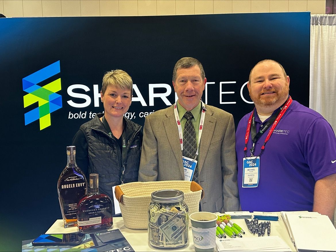 _Sharetec's tweet photo. Ready for a full day at #gac2024? Visit us at Booth 1327! Sharetec can’t wait to meet with you to discuss our web-based core…and more! 
#sharetec #creditunions #coreprocessing https://t.co/Kv627rN9DL