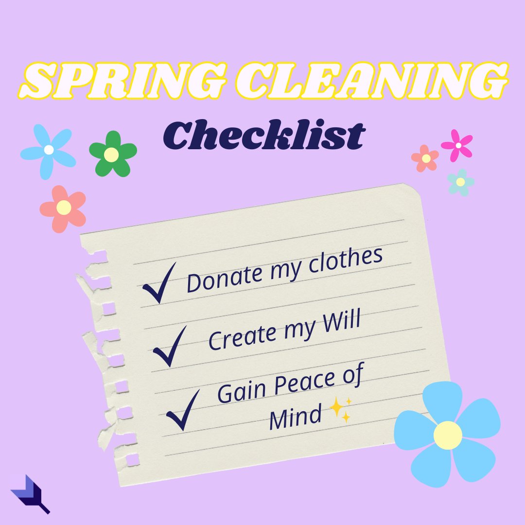 Spring into action with our Spring Cleaning Checklist!🌸✨ Sweep away clutter &amp; uncertainty from your estate planning by creating your Will today!

#estateplanning #spring #springcleaning #probate #Spring2024