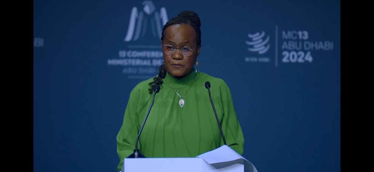 almolokomme's tweet photo. Reflecting on last week’s  #WTOMC13AbuDhabi - a privilege 2 have worked with members in Geneva as GC chairperson on the roadmap to MC13. Grateful 2 colleagues, secretariat &amp; to  🇧🇼Minister Kgafela 4 his great work as facilitator on the final Abu Dhabi Ministerial Declaration. 🙏🏽 https://t.co/ENEjMwcELj
