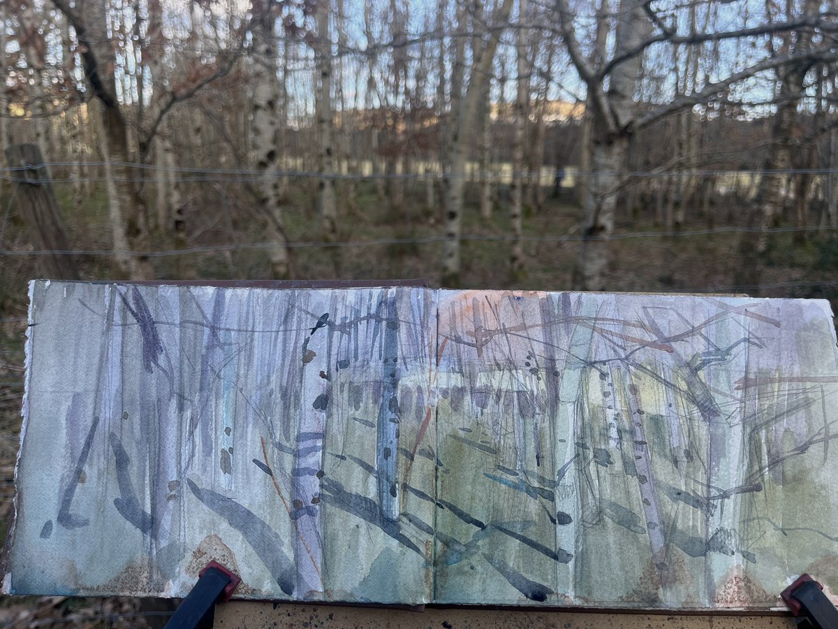 Back painting woods, by Inverkip