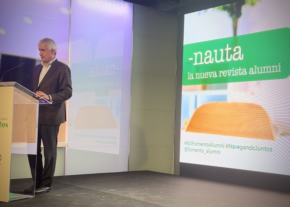 JoanCurco's tweet photo. El viernes participé en el emocionante evento de @FomentoAlumni en el que seguimos celebrando el 60 Aniversario de @FomentoEdu. Tenemos mucho que celebrar y agradecer a tantos antiguos alumnos que son reflejo de los valores del proyecto educativo de @FomentoEdu en todo el mundo. https://t.co/DMMdqgzbTy