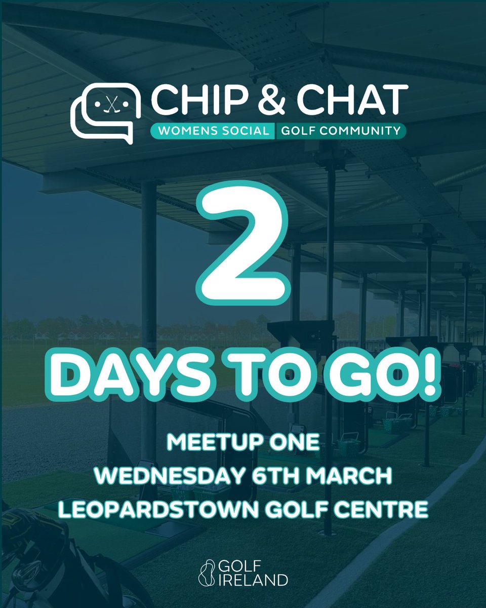 GolfIreland_'s tweet photo. There are still a handful of tickets remaining for Chip & Chat's first meetup of 2024! 🏌️♀️
🏌️♀️ Driving range
⛳ Pros
🎵 Music
🍰 Nibbles
Remember to use promo code 'Chip-IWD' for a 20% discount! 🤩
Link for tickets: https://t.co/sPwbSHUNm1
@LeopGolf | #IWD2024 | #LevelPar https://t.co/zEHFguBv2M