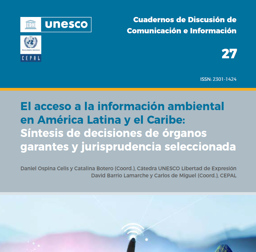 📢Para promover la democracia ambiental 🌎se requiere fortalecer el acceso a la información ambiental🔎Junto a <a href="/cepal_onu/">CEPAL</a> presentamos: "El acceso a la información ambiental en América Latina y el Caribe: Síntesis de decisiones de órganos garantes y jurisprudencia seleccionada".