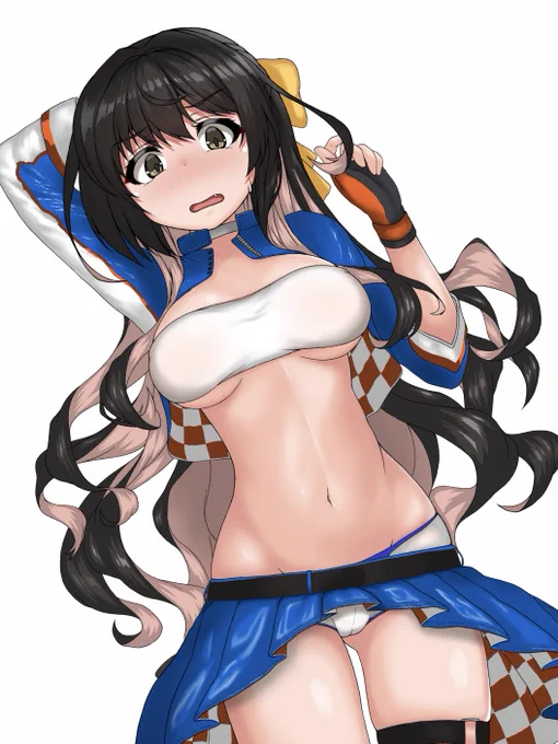 直前に気づいてしまったので再掲だす。また描こうね#長波進水日 