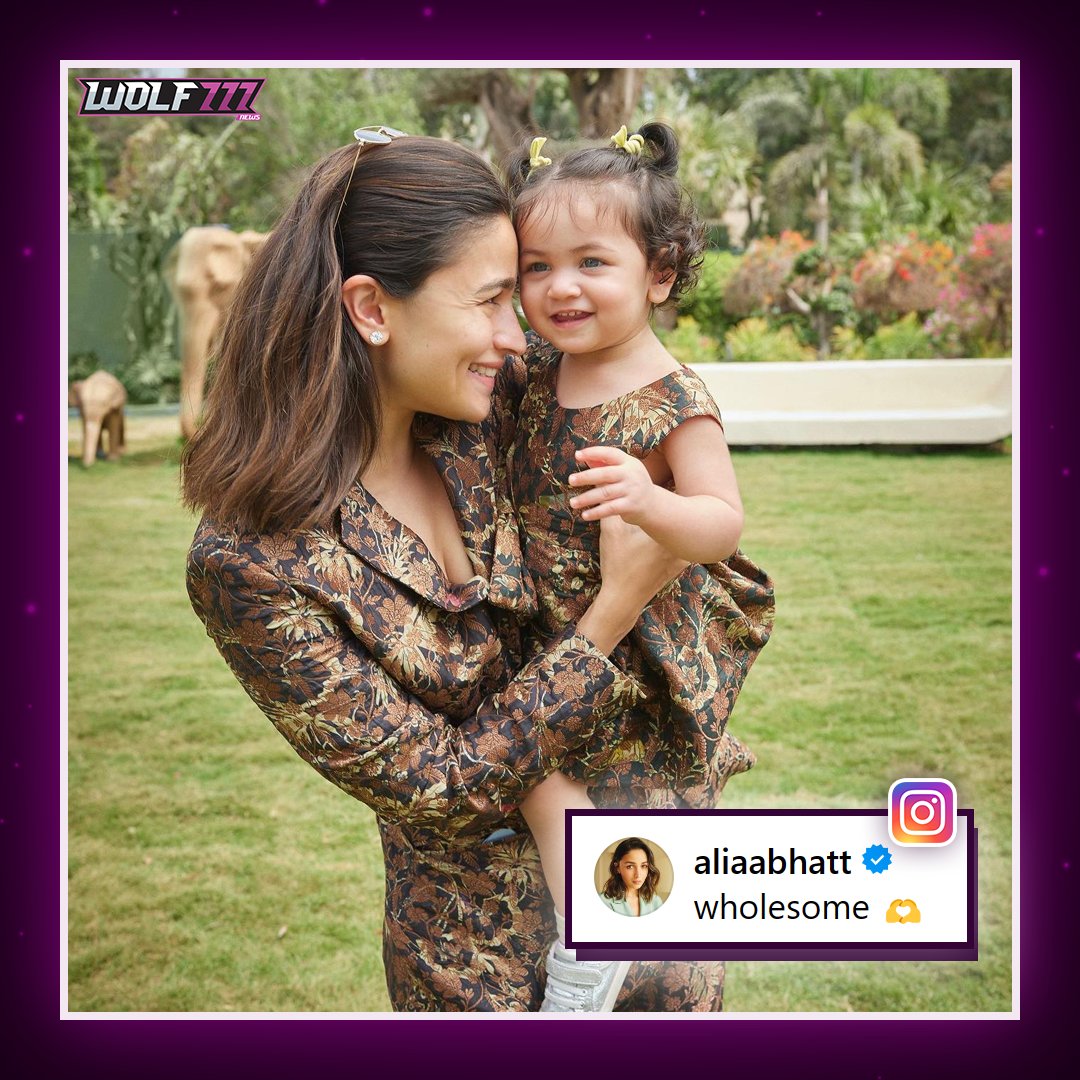 Raha and Alia 🥹 #Aliabhatt #Rahakapoor #Bollywood #babies #Wolf777news