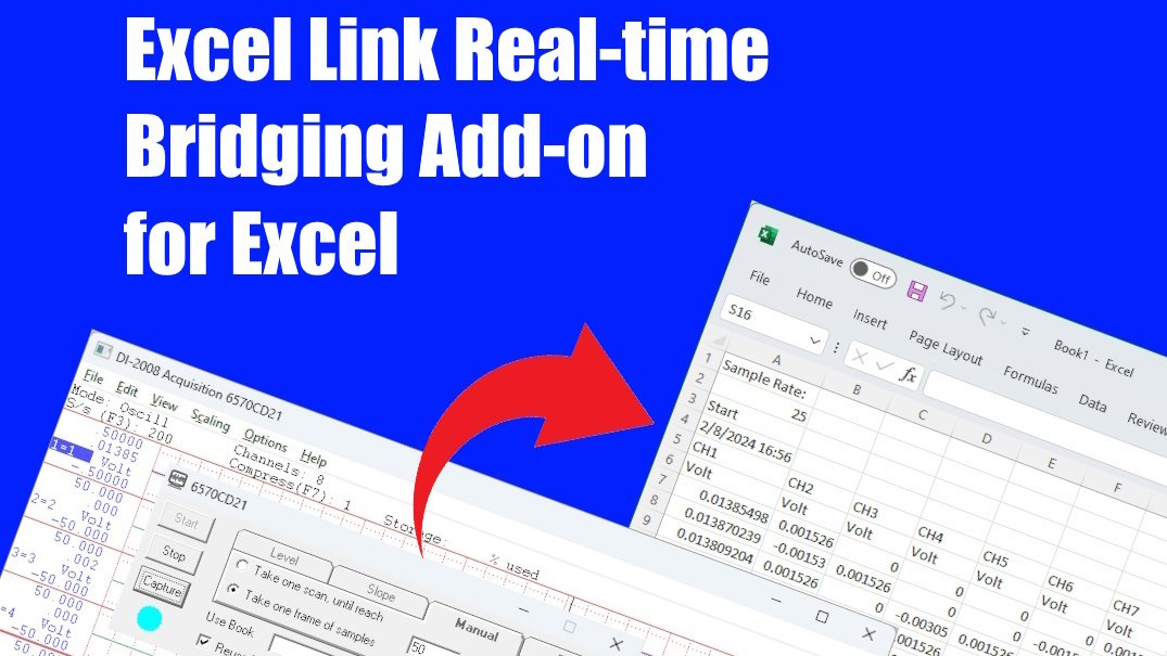 Stream data from WinDaq into 32 or 64-bit versions of Microsoft Excel... dataq.com/blog/unrelated…