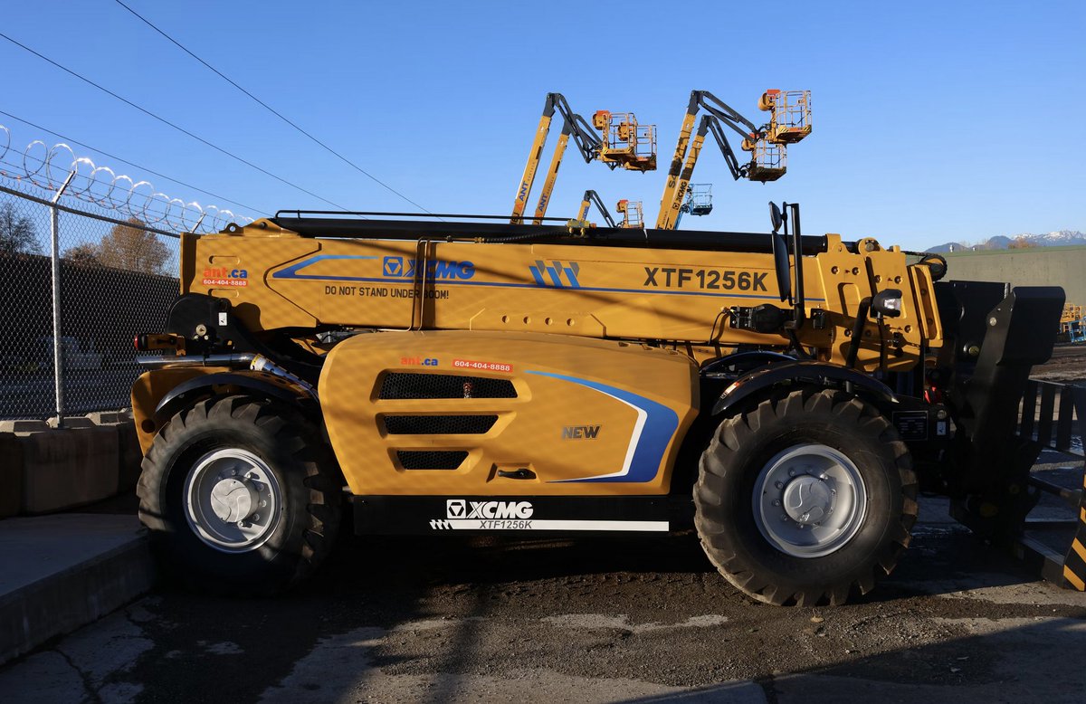 eqpme's tweet image. Good morning from beautiful Burnaby, British Columbia! Our great friends at Ant Rentals, have started to onboard their equipment fleet and are ready for rent! Visit eqpme.com today for all of your rental needs. #xcmg #eqpme #equipmentrental #rent #construction