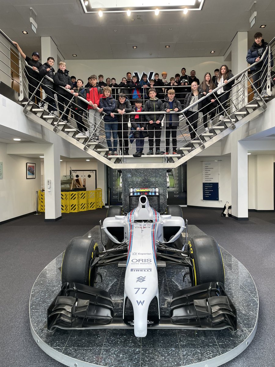 Unbelievable day at <a href="/WilliamsRacing/">Atlassian Williams Racing</a> what an experience for our Y8 students. #NationalCareersWeek