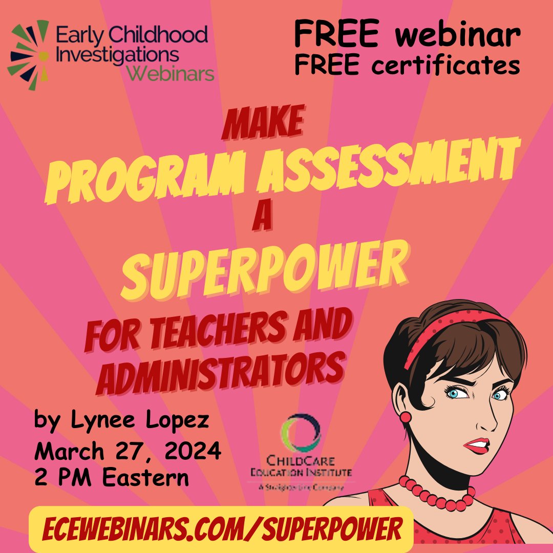 Join us for a free webinar to discover the power! Sponsored by @CCEIonline. ecewebinars.com/superpower. #earlychildhood #earlyed #earlychildhoodeducation #earlycareandeducation #childcare #preschool #headstart #cdnchildcare #ECEleaders #ECEleadership #ece