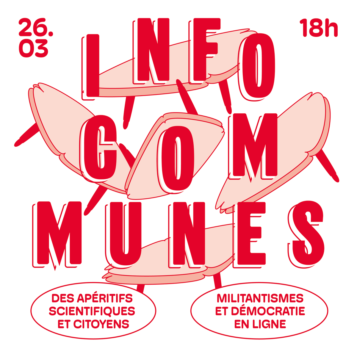 peneski_'s tweet photo. Vous avez aimé ou bien manqué la 1ère Infocommune ? Que des bonnes raisons pour venir à la 2ème : militantismes et la démocratie en ligne ! 🍷🖱 RDV 18h le 26/03 aux Paraiges - Metz avec les chercheurs de l'@Univ_Lorraine : https://t.co/6BeIm43x56 https://t.co/wAp3CbfZ92