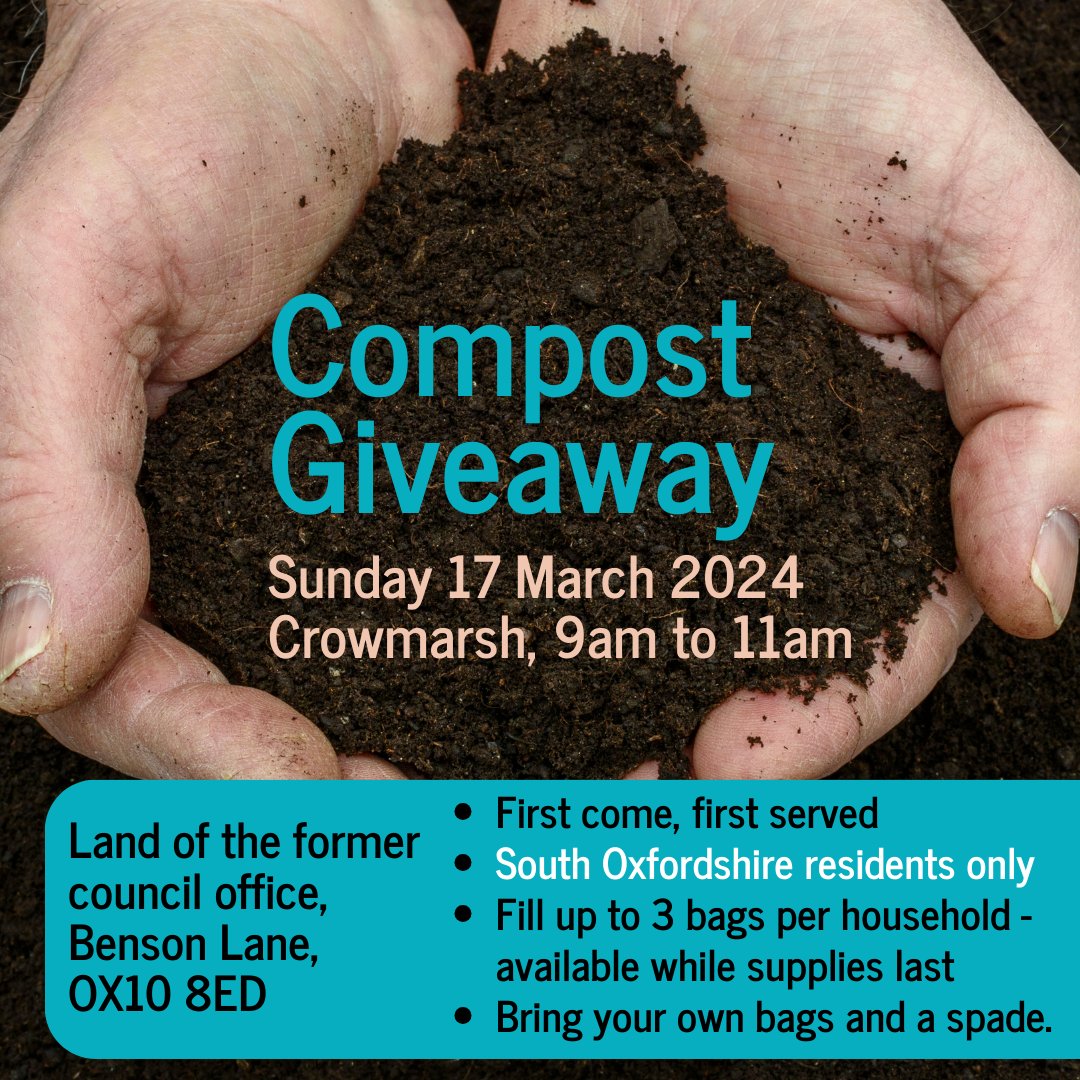 Calling all green thumbs and garden enthusiasts! With spring just around the corner, we are giving away free compost to help you to get your gardens flourishing, save money and reduce waste. Our Waste team will also be on hand to answer all your composting questions.