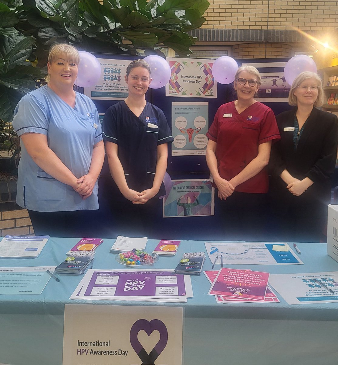 sineadccleary's tweet image. We’re here in the Women’s Health Unit @TUH_Tallaght working towards the cervical cancer elimination #HPVAwarenessDay @ainemlynch11 @AmyLoughlin5 @michellegriff53 @CaitlinMcKean4 @Cerviva @NSShse @DonnellyStephen @AskAboutHPV