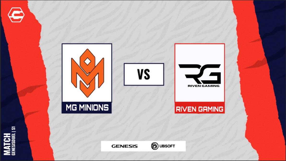 GenesisEspxrts's tweet image. ➡️Opening game tonight for genesis duel 

@MinionsXbox 🆚@RIVENGamingPS 

Time: 20:00 CET 
Bo3 

🎙️Casters: @ColonelCasts &amp;amp; @TW_TV7
🎮Observer: #MIRVGE
🖥️Producer: @R4ngeRuk 

Link: twitch.tv/genesisduel