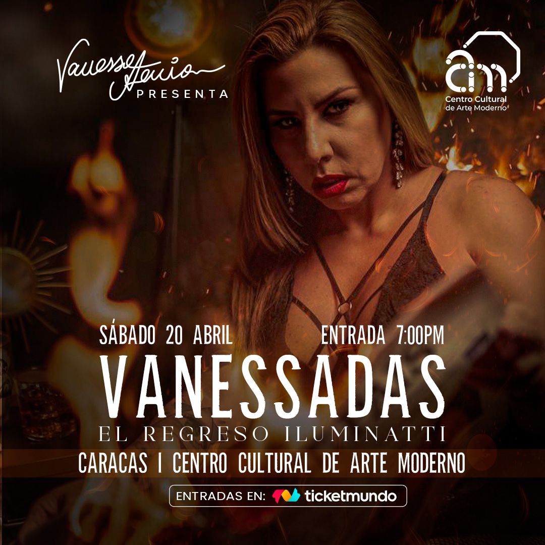 cculturalam's tweet photo. #Vanessadas... regresa al Centro Cultural de Arte Moderno CCAM e la mano de la divertidísima Vanessa Senior. Única Función: sábado 20 de abril de 2024, a las 7:00 p.m. Ven a cantar y a reír con esta humorista fuera de serie.
Entradas a la venta en https://t.co/aUax3X4In7 https://t.co/tYrRNfspJK