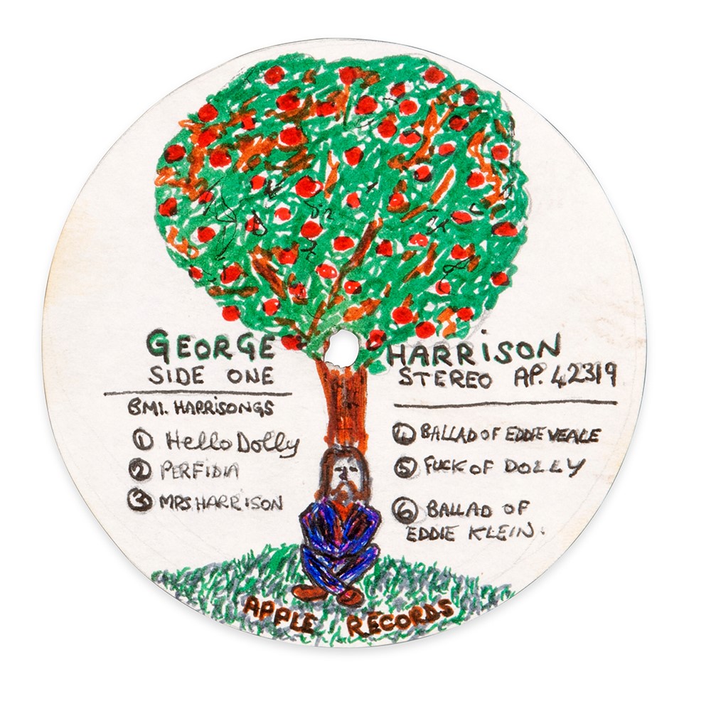 I'm so very pleased with the reaction to the news of my upcoming auction @ChristiesInc. Bidding starts on 8 March. Much interest has been shown in George's record label design for an Apple label release. Full details here: onlineonly.christies.com/s/pattie-boyd-…