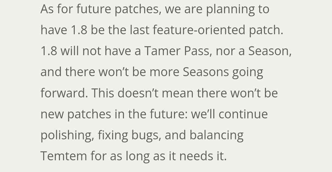 ComeWatchBen's tweet photo. @CremaGames Patch 1.9 should be unbanning all the people you banned for no reason.
Maybe then you wouldn't be dying LOL. Actually nah, you'd still be dying due to your shit management team.
#temtem #dead #crema https://t.co/W83AiS80ZP