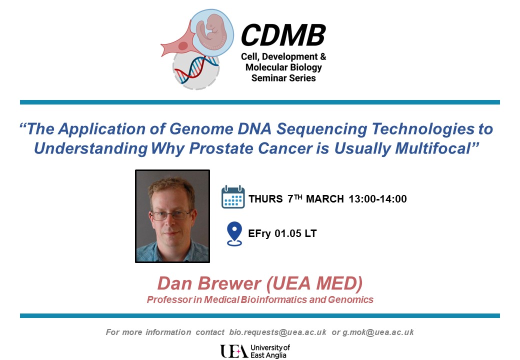 Join us at the next CDMB on Thurs 7 March at 1pm with @danbrewer and our host @gifaymok. See you there! #BIOcdmbseminars #UEAScienc